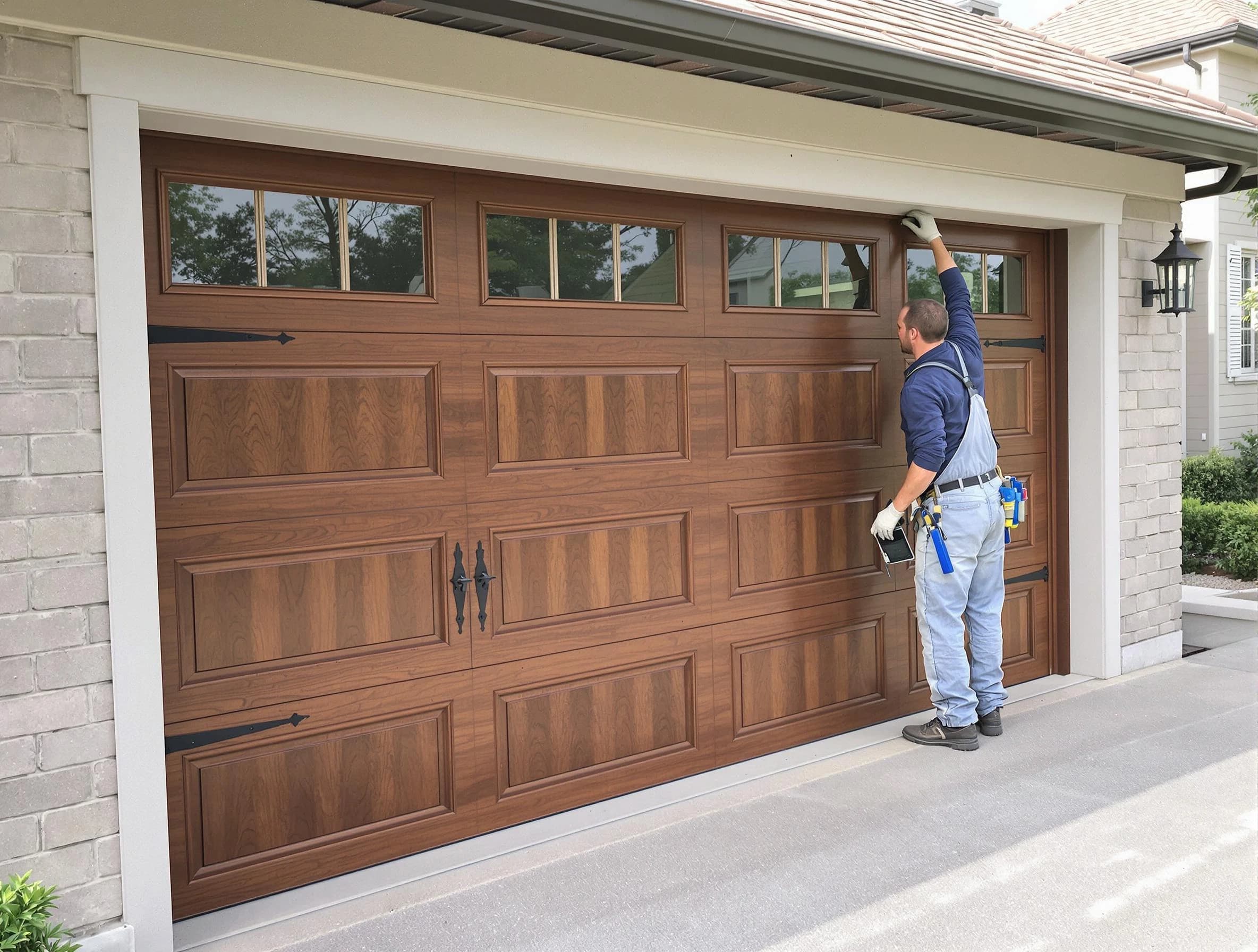 Custom garage door showcase by Bayonne Garage Door Repair in Bayonne