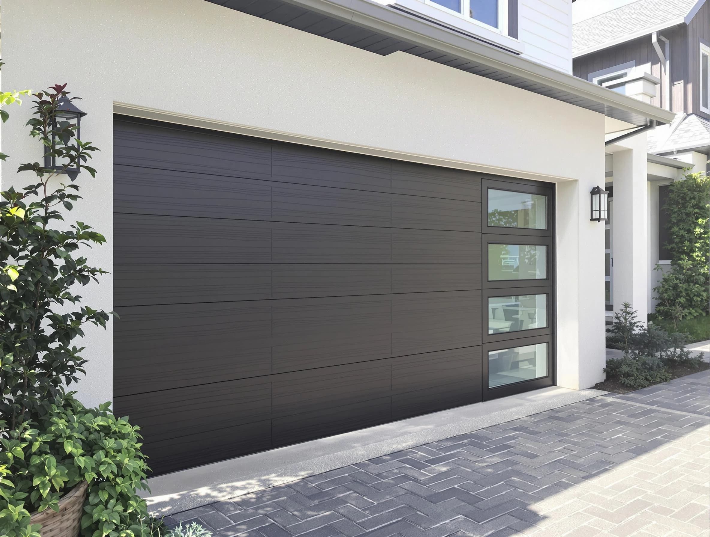 Custom garage door installation by Bayonne Garage Door Repair in Bayonne