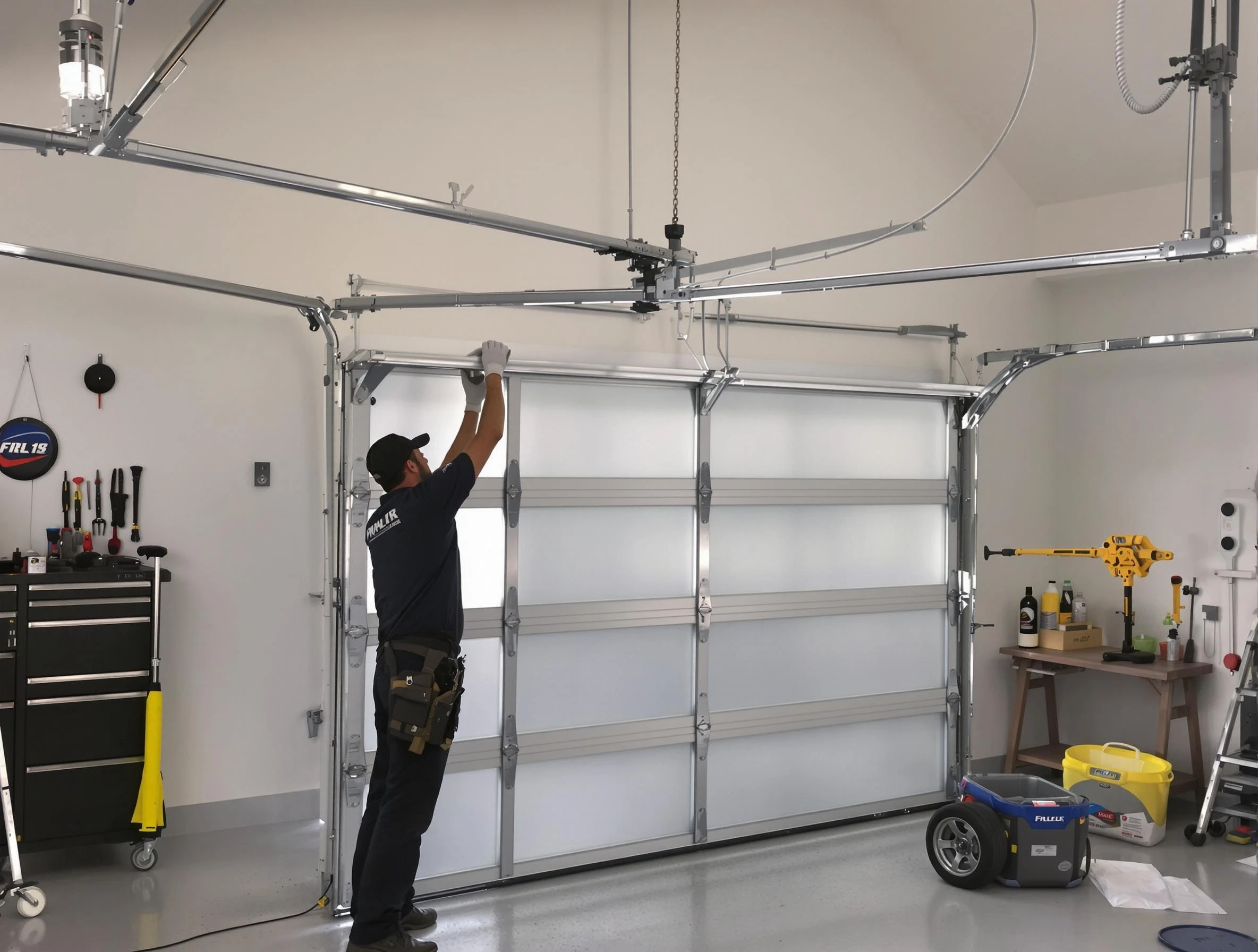 Bayonne Garage Door Repair certified team performing precision garage door installation in Bayonne