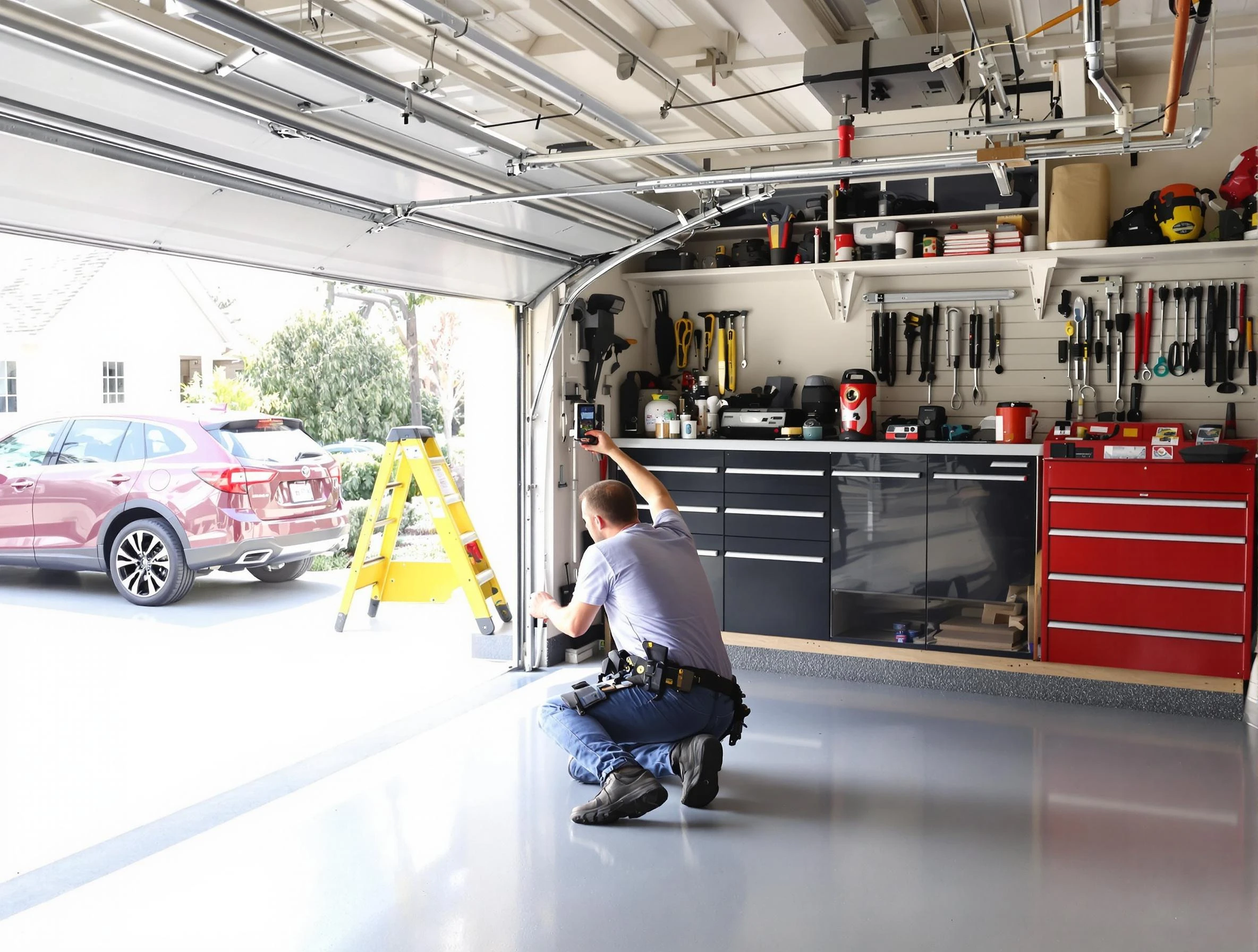 Local garage door repair service by Bayonne Garage Door Repair in Bayonne