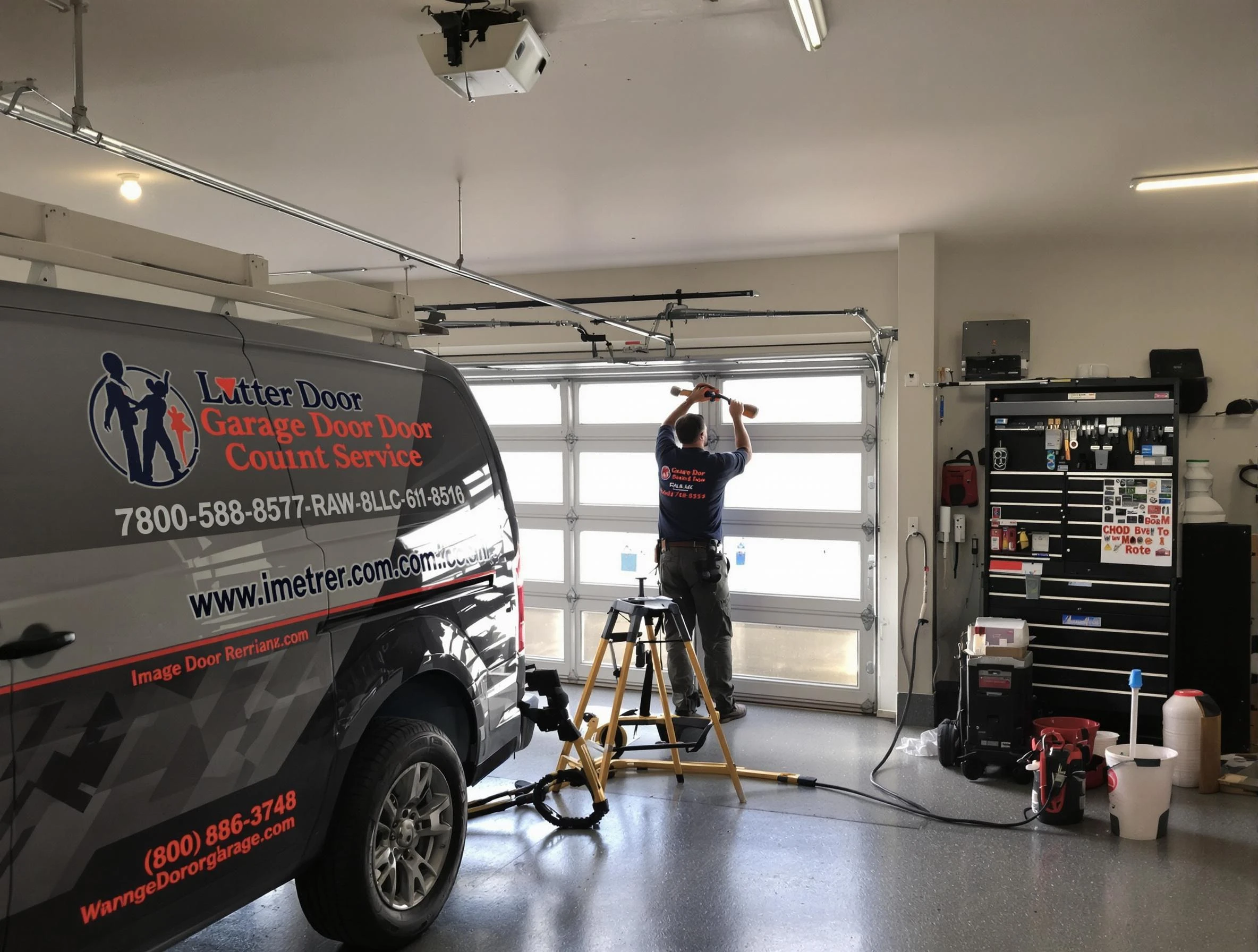 Bayonne Garage Door Repair team performing same-day garage door repair in Bayonne