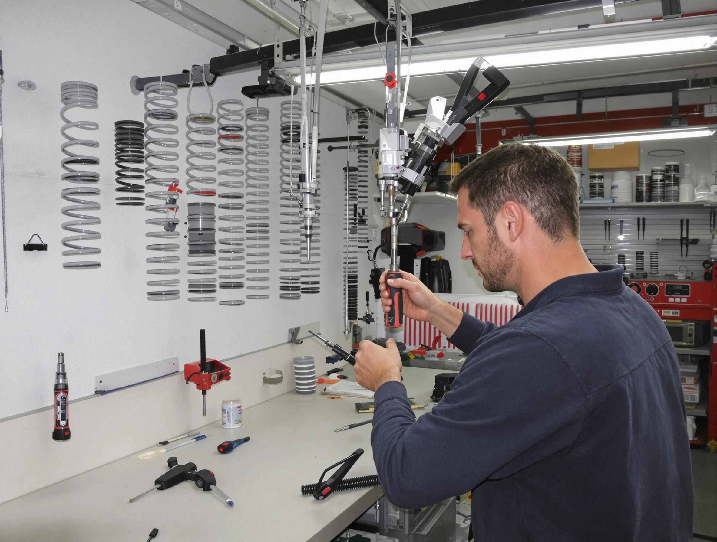 Bayonne Garage Door Repair safety certified technician performing precision spring replacement in Bayonne